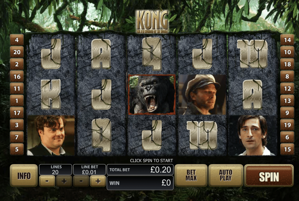 Kong spilleautomat